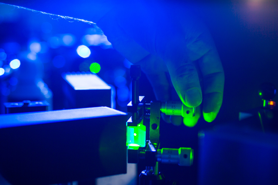 Lasers in a quantum optics lab